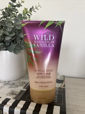 Bath & Body Works Wild Madagascar Vanilla Body Scrub 8 oz New Discontinued - Image 1 of 2