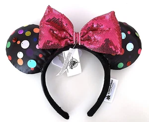 NWT! *FLAWED * Disney Parks - Polka Dot Minnie Mouse Ears for Adults - Picture 1 of 3