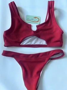Avivasunshine Bathing Suit Red Addiction-two Pieces - Picture 1 of 9