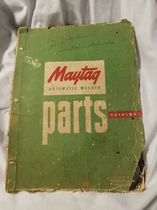 Vintage May Tag Parts Catalog Book Manual 1949 Automatic  Washer Parts  - Imagen 1 de 5