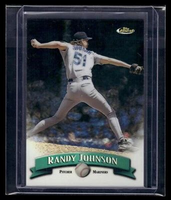 1998 Finest Refractor No Coating #237 Randy Johnson Mariners HOF - Image 1 of 2
