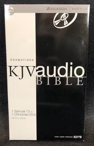 KJV AUDIO BIBLE CD’s 1 SAMUEL 13 TO 1 CHRONICLES 25:8 ~ 8 DISCS - Bild 1 von 2