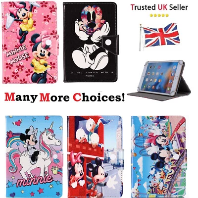 Universal Case for 7" 8" 10" Tab Kids Fun Tablet cover Mickey & Minnie Mouse - Image 1 of 4