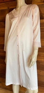 VINTAGE VANITY FAIR ROSA GRÖSSE SMALL MORGENMANTEL #16292 - Bild 1 von 9