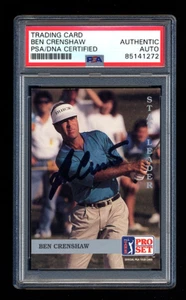 BEN CRENSHAW SIGNED 1992 PRO SET PSA/DNA AUTO 1984 1995 MASTERS CHAMPION - Picture 1 of 2