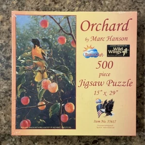 Puzzle SunsOut Orchard 500 Teile neu und versiegelt #55617 von Marc Hanson 15 x 29 - Bild 1 von 2