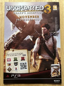 Juego Vintage Uncharted 3 Playstation 3 PS3 Publicidad Original 771 - Imagen 1 de 1