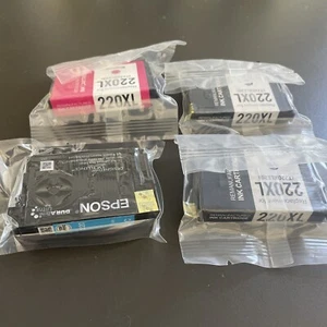 Epson 220 Ink Cartridges - 2 Black XL - 1 Magenta XL - 1 Cyan - Picture 1 of 1