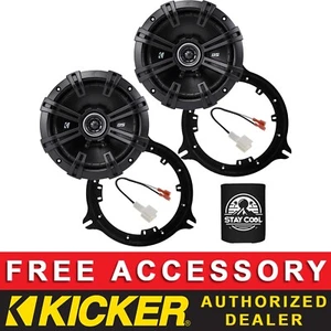 KICKER DSC6504 6.5" OEM SPEAKER REPLACEMENT FULL KIT FOR NISSAN FRONTIER 2005-24 - Picture 1 of 6