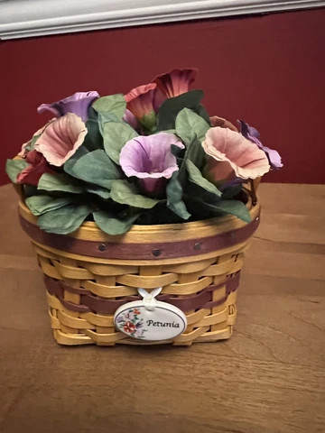 Longaberger Collectors Club Miniature Petunia Set Cover