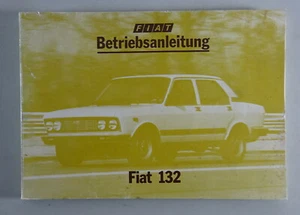 Manual De Instrucciones Fiat 132 De Diciembre De 1978 - Imagen 1 de 1