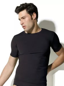 200042 Intimid Microfiber Soft Half Sleeve Crew Neck Knit - Picture 1 of 4