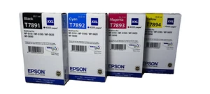 4x Orig. Epson T7891 T7892 T7893 T7894 XXL Workforce WF-5110 5190 5620 5690 Set - Bild 1 von 1