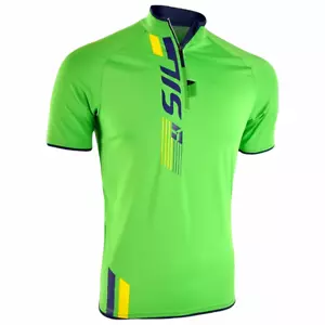 SILVINI Mens TURANO Cycling Jersey Shirt Size 3XL Forest Green Navy Neon MTB - Picture 1 of 5