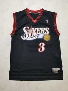 Vintage Adidas Allen Iverson #3 Sixers NBA Jersey Size M - Picture 1 of 20