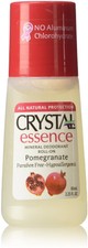 Mineral Deodorant Roll-On Pomegranate, Crystal Essence, 2.2 oz