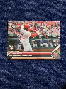 Jordan Walker 2023 Topps Now 1st Career Home Run RC Rookie Cardinals #54 - Picture 1 of 2