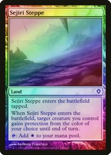 Sejiri Steppe FOIL Worldwake HEAVILY PLD Land Common MAGIC MTG CARD ABUGames