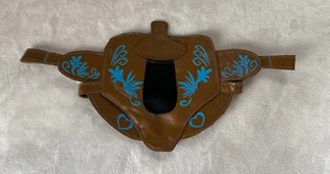 Build A Bear Workshop Horse Blue Brown Saddle Accessory - Picture 1 of 5