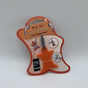 (2) Nite Ize Curvyman Cord Organizer Headset Cable Wrap Orange NEW - Picture 1 of 4