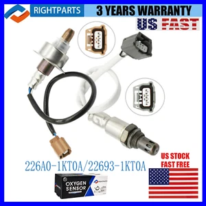 Juego de 2 sensores de oxígeno O2 para Nissan Versa 2012-2017 1,6 L aguas arriba y aguas abajo nuevo - Imagen 1 de 9