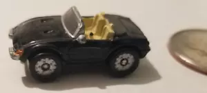 Vintage Micro Machines Black Ferrari Spyder Sports Car Galoob 1987 - Picture 1 of 4