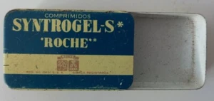 ANTIKE SCHWEIZER ROCHE LABS. SYNTROGEL-S PILLEN MEDIZIN LEERDOSE - Bild 1 von 4