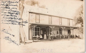 Postcard RPPC Post Office Lehighton, PA - Family on Porch c:1903 - Picture 1 of 2