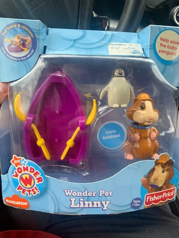 New in box Wonder Pets row boat Linny Figure pull back vehicle bobble figure toy Cover