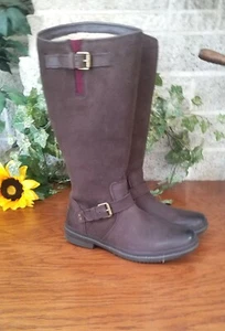 UGG 1005268 THOMSEN HOHE BRAUNE WILDLEDERSTIEFEL MIT SEITLICHEM REISSVERSCHLUSS GRÖSSE US 7 - Bild 1 von 12