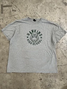 Nike Stranger Things Graphic T-shirt Mens XXL Gray Short Sleeve - Picture 1 of 6