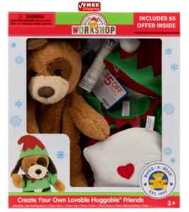 Build-A-Bear Workshop Puppy Elf Plush Set - Create Your Lovable Huggable Friends - Picture 1 of 1