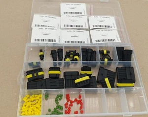 AMP Superseal Set 1-6 pines / 274 piezas - incl. contactos, enchufe plano, sellos - Imagen 1 de 3