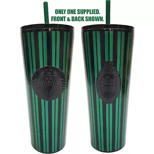 Starbucks Disney World Haunted Mansion Travel Tumbler & Straw Splash Guard Lid - Picture 1 of 13