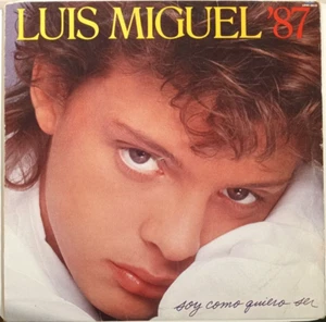 LUIS MIGUEL - SOY COMO QUIERO SER - 1987 MEXICAN LP, TRANSLUCENT WAX, LATIN POP - Picture 1 of 5