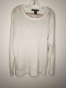 NEW 89th And Madison Womens Sweater And Scarf Combo Marshmellow Size XL - Picture 1 of 5