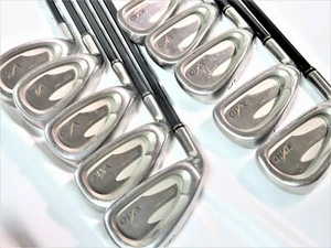 Perfect 10pc Left-handed DUNLOP XXIO MP200 S-FLEX IRONS SET Golf CLubs NWO - Picture 1 of 6