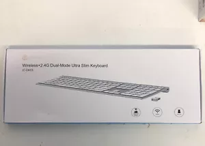 iClever DK03 Wireless + 2.4 Dulw-Mode Ultra slim Keyboard - Picture 1 of 3