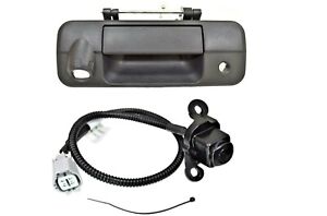 Tailgate Handle and Backup Camera Textured Black for 2007 to 2013 Toyota Tundra