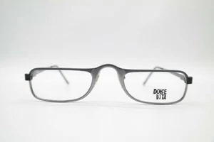 Vintage Casanova Dolce Vita CN-27 Grau Schwarz Oval Brille Brillengestell NOS - Bild 1 von 6