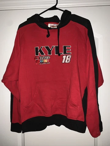 Kyle Busch 18 NASCAR Hoodie m&m’s Racing - Youth XL Cover
