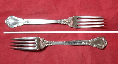 Horquilla Chantilly de Gorham 7" Sterling (1895) ~40,4 g [Lion-Anchor-G] Foto 1 de 4