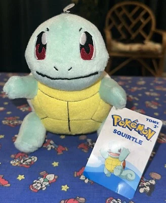 "Juguete de peluche Tomy 2014 Pokemon Squirtle nuevo con etiquetas nuevas 8"" de alto Nintendo K" Foto 1 de 4