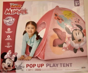 DISNEY JUNIOR MINNIE MOUSE POP UP SPIELZELT Brandneu im Karton! Tolles Geschenk! - Bild 1 von 2