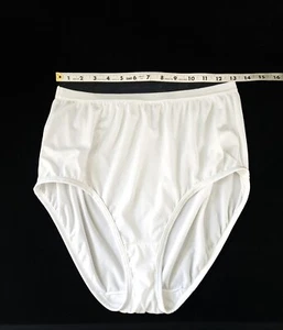 Panty Warner's Talla 10 Not So Innocent Nudes Blanco De Colección Cintura Alta 55129 Suave Elastizado - Imagen 1 de 7