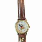 animated Mickey Mouse SII/SEIKO Watch, Leather, New Battery , NM, Great Addtn!!!