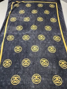 Vntg Stussy Aop Doppel S Handtuch - Bild 1 von 8