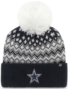New '47 Dallas Cowboys Cap Beanie Skull Knit Ski Hat Toboggan adult women's NWT - Picture 1 of 3