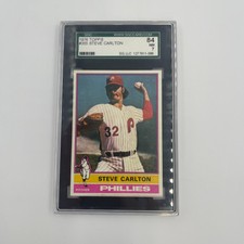 1976 TOPPS #355 STEVE CARLTON SGC 7