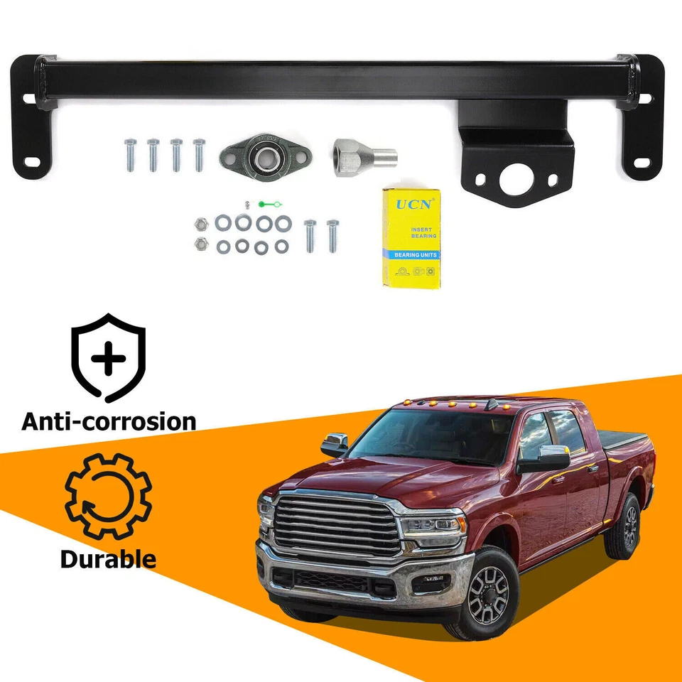 For 2009-2022 23 Dodge Ram 2500 3500 4WD Steering Gear Box Stabilizer Bar Brace - Image 1 of 4